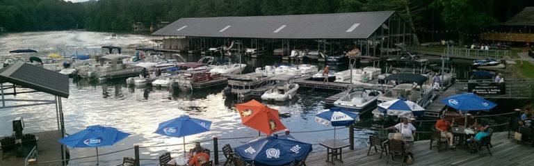 Lake Burton LaPrade's Marina Deck From Chophouse Header